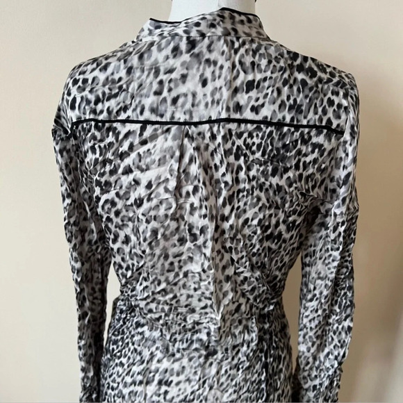 Etcetera leopard patterned shirt dress cheetah animal print 533 - Picture 5 of 8